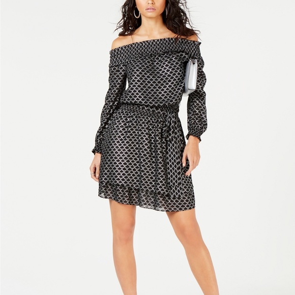 MICHAEL Michael Kors Dress Flowy Off-The-Shoulder